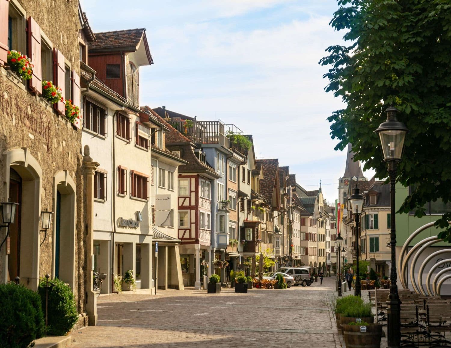 Marktgasse in der Altstadt von Altstätten SG