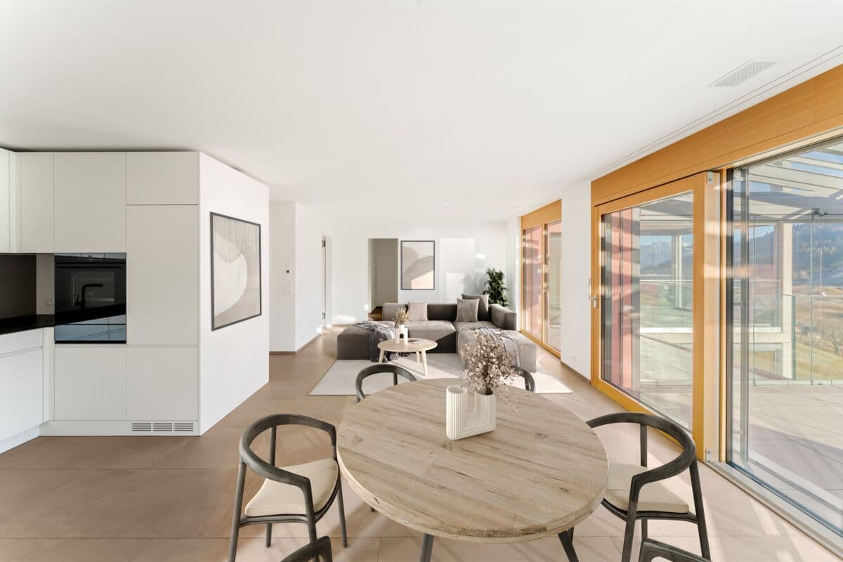 Moderne Minergie-Wohnung mit Churfirstenblick in Wildhaus